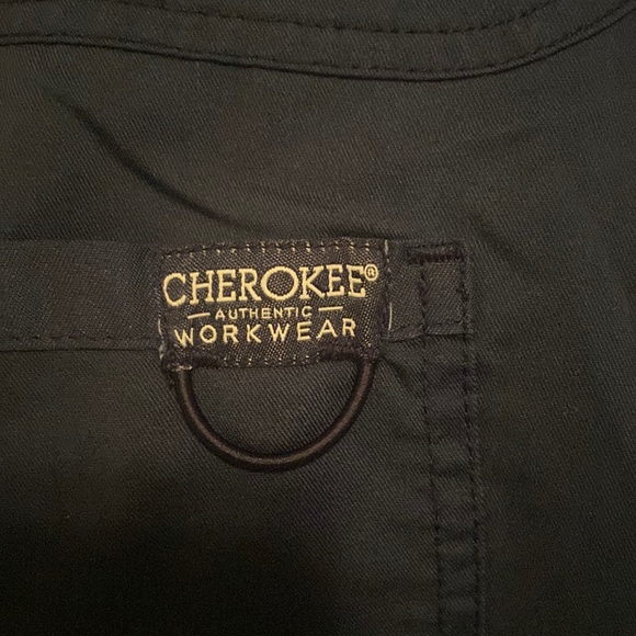 Blue scrubs. Cherokee workwear revolution. Size small petite. Like new!!! - Picture 1 of 7